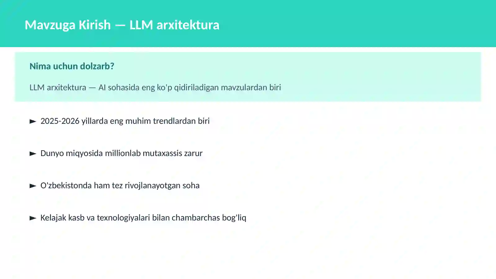GENERATIVE AI VA LLM 2