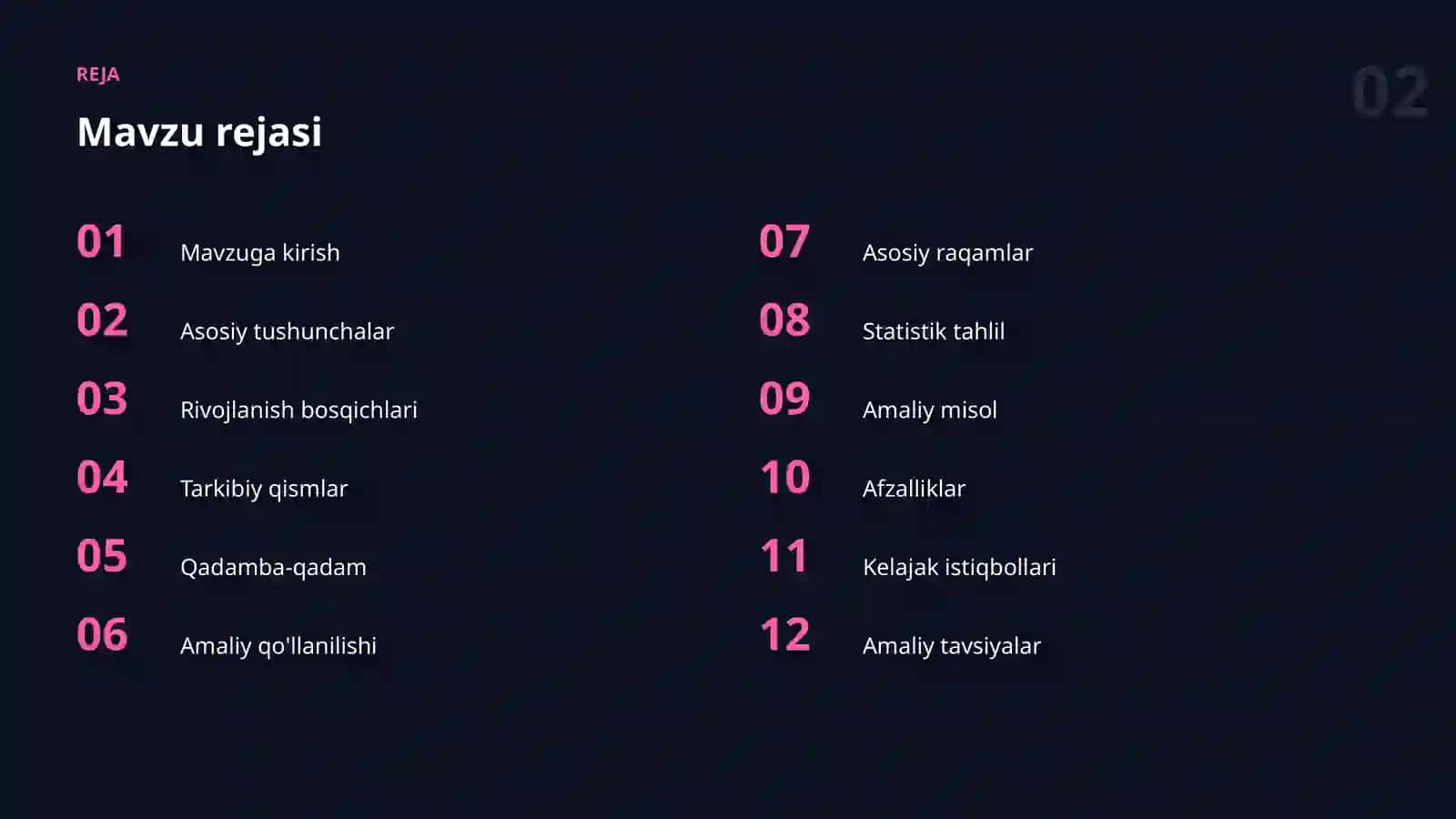 Sun'iy intellekt bo'yicha amaliy taqdimot · III to'plam 2