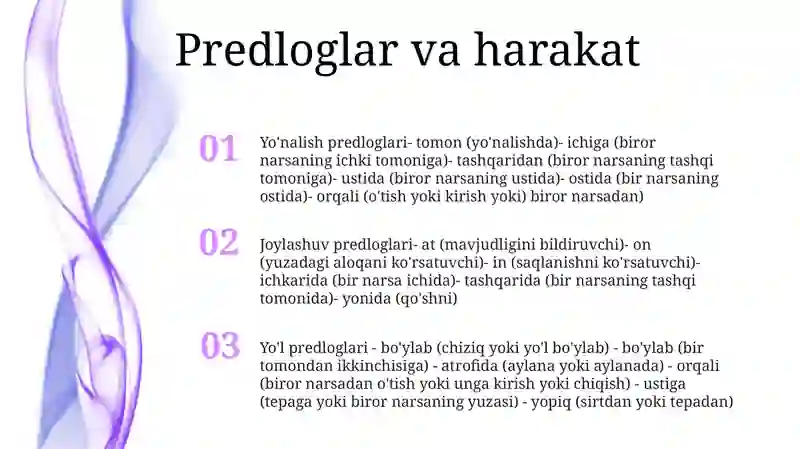 Prepositions Movement 2