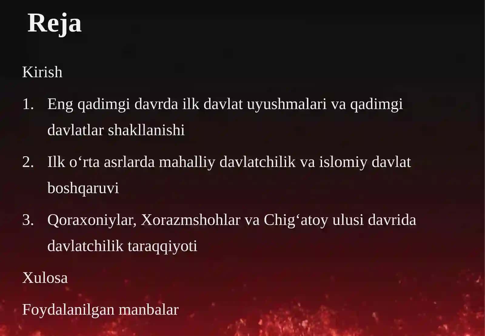 Eng qadimgi davrdan Chig‘atoy ulusi tugaguniga qadar O‘zbekiston. 2
