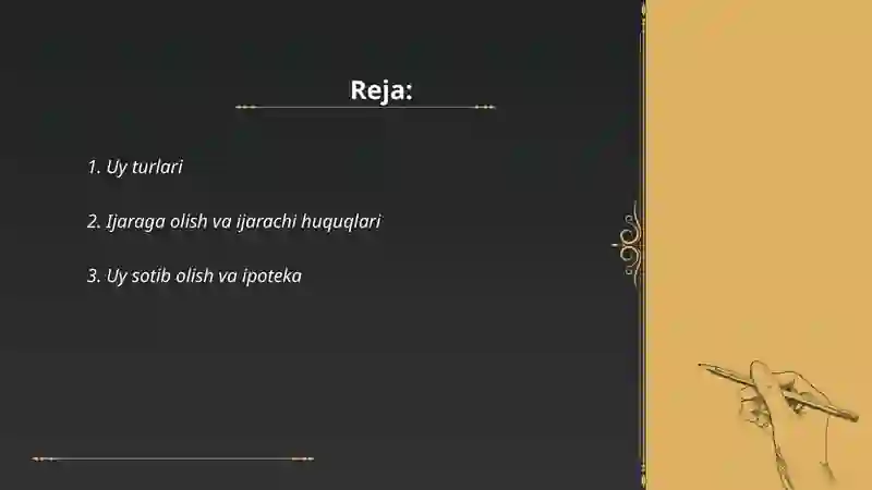 Uy turlari 2