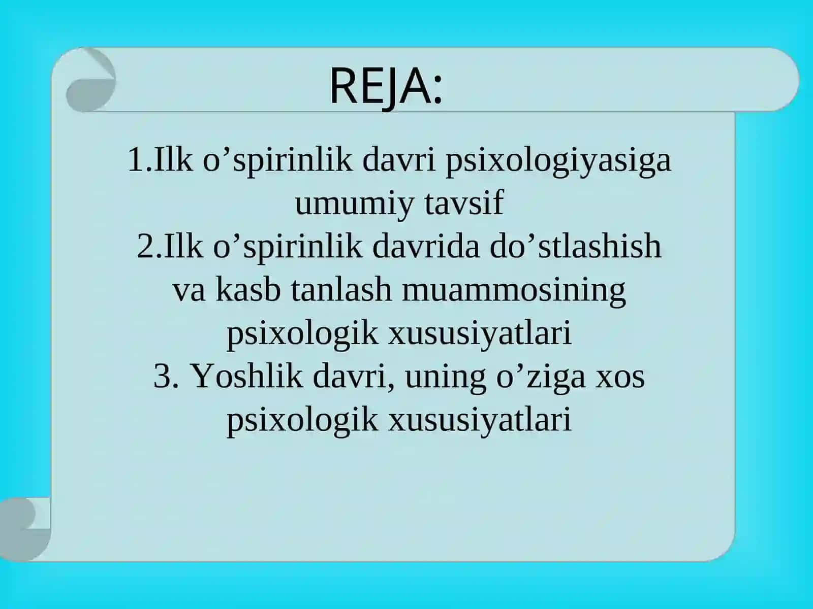 Ilk o’spirinlikva yoshlik davrida psixik rivojlanish xususiyatlari 2