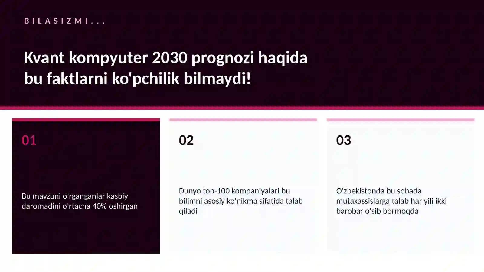 Kvant kompyuter 2030 prognozi 2