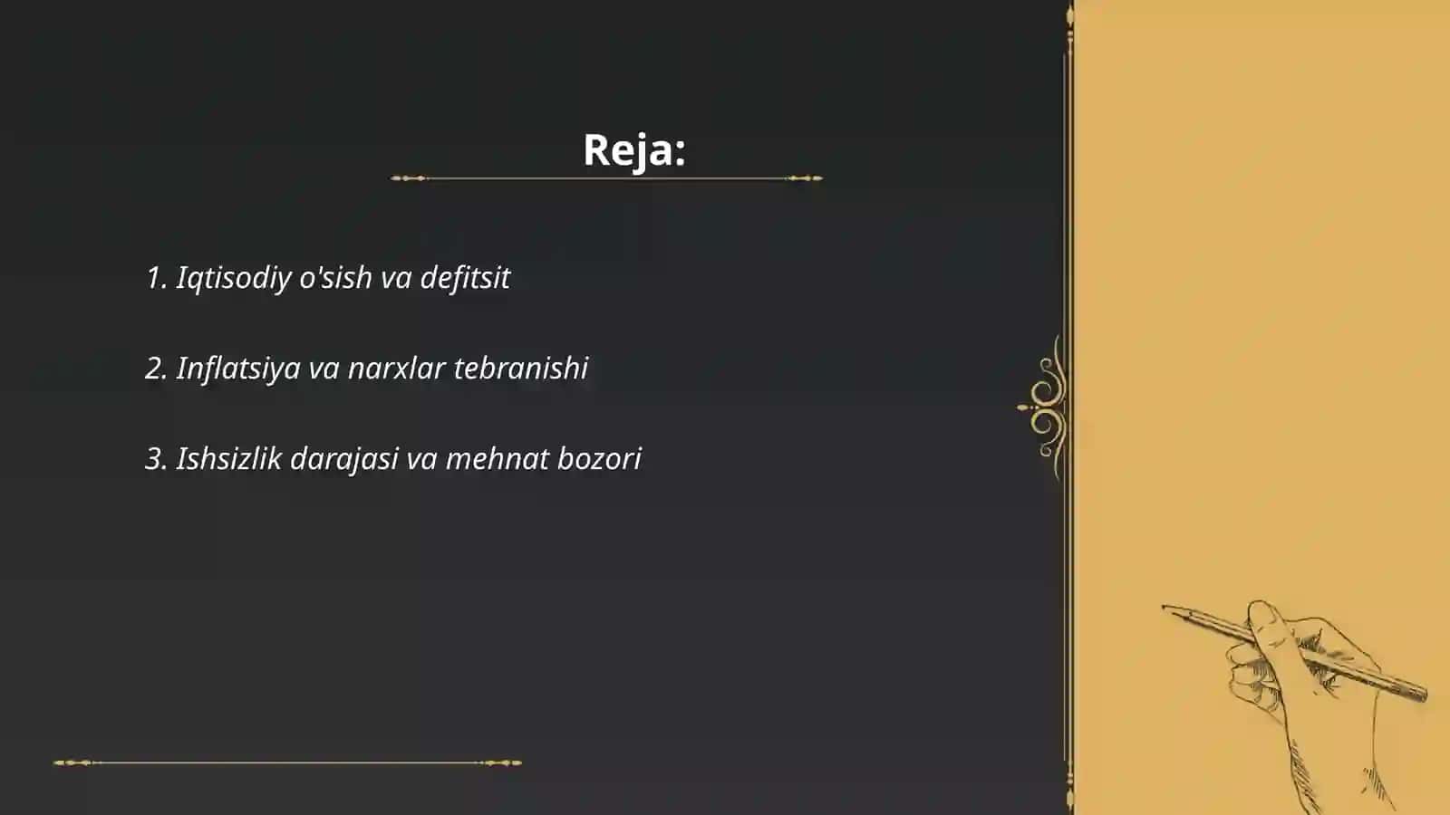 Iqtisodiy omillar va tebranishlar 2