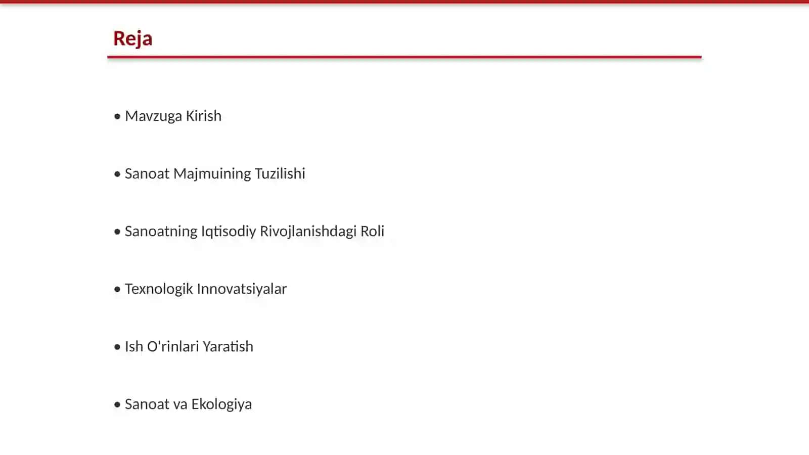 Mamlakat Iqtisodiyotining Sanoat Majmui 2