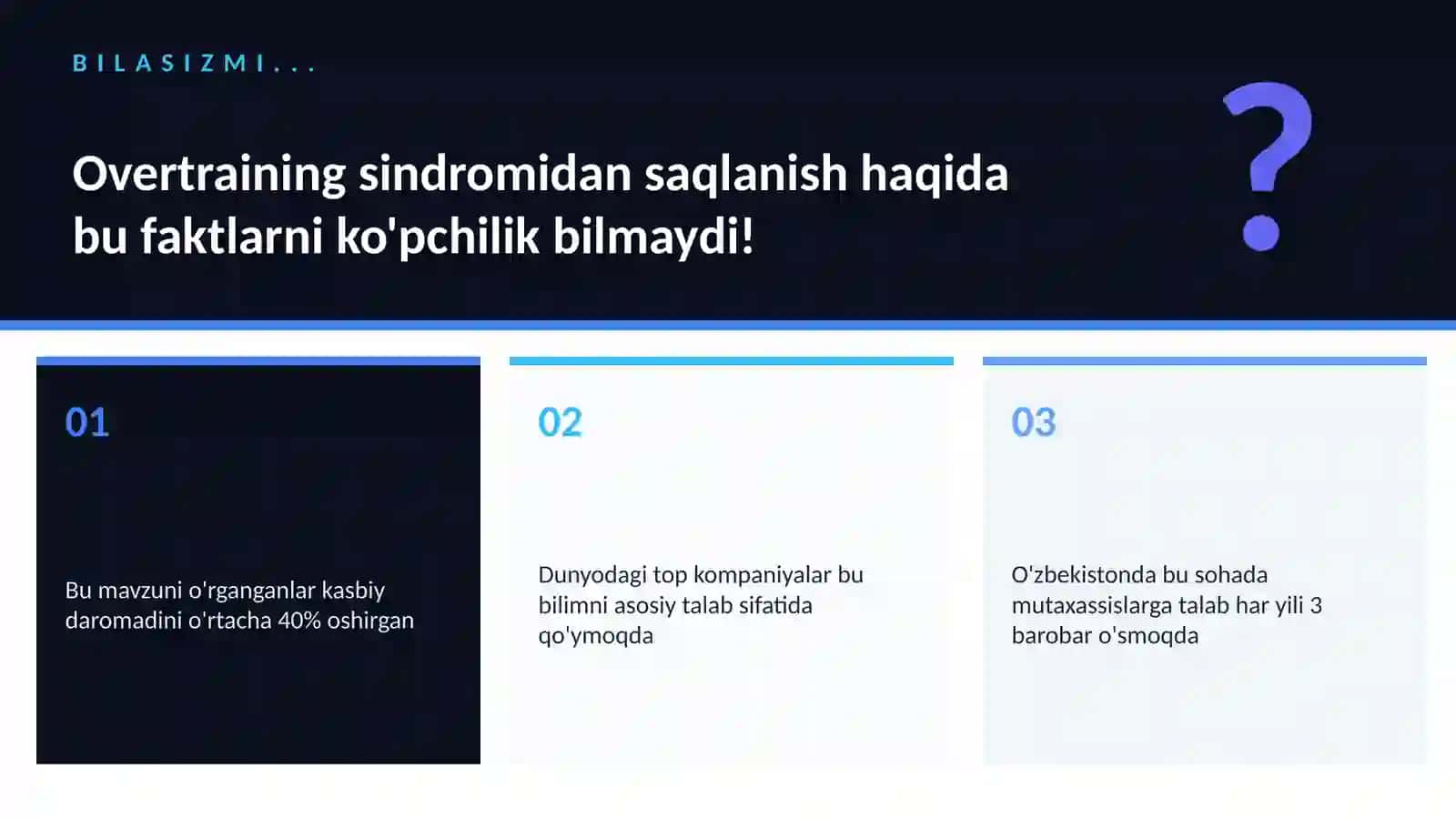 Overtraining sindromidan saqlanish 2