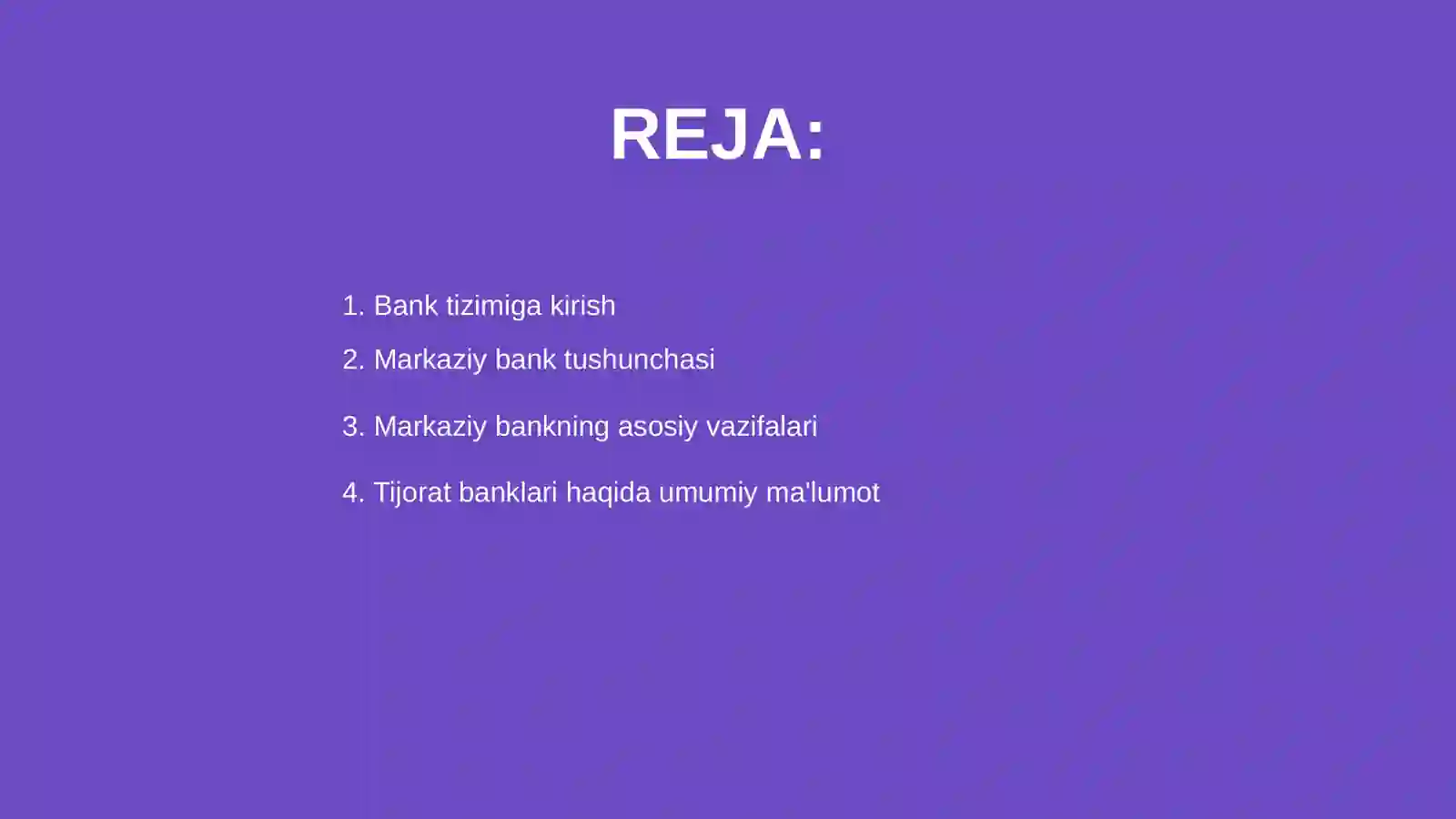 Bank tizimi. Markaziy va tijorat banklar hamda ularning vazifalari 2