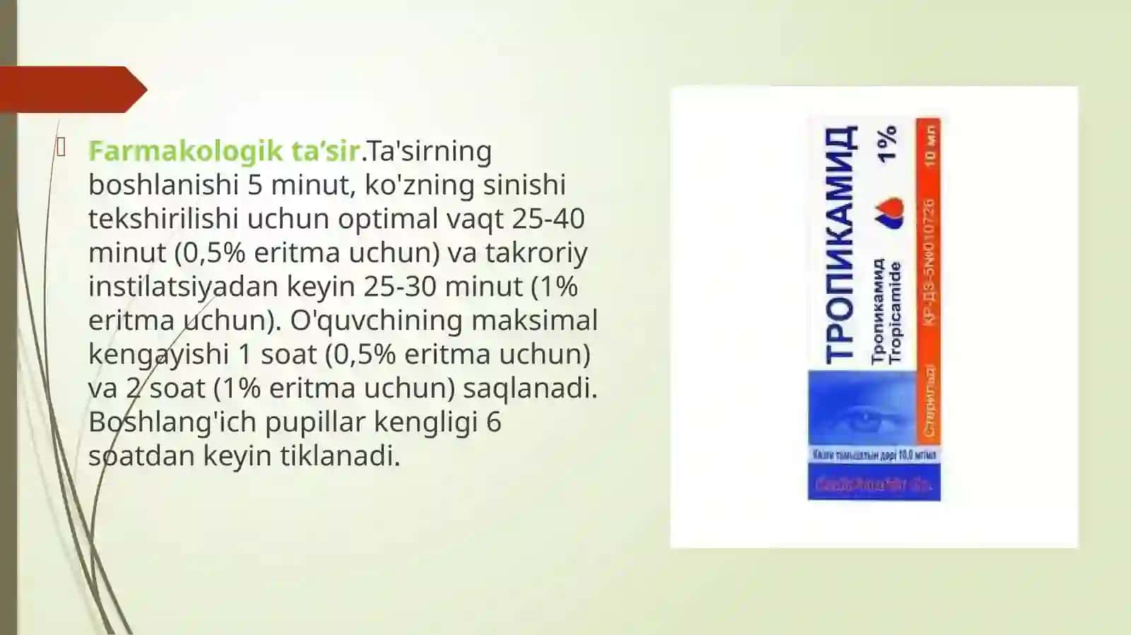 Tropikamid 2