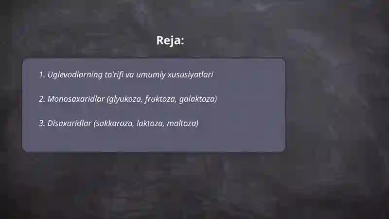 Uglevodlar 2