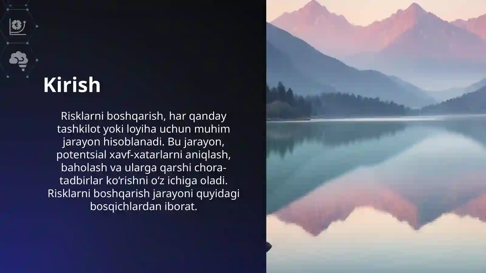 Risklarni boshqarish 2