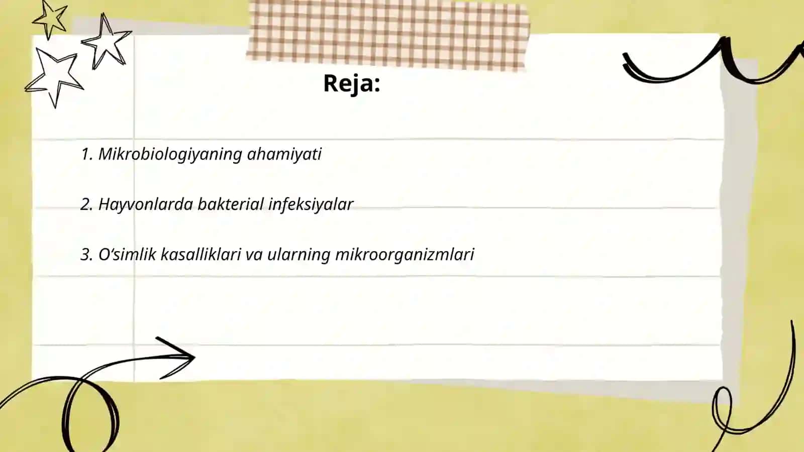 "Mikroorganizmlarning hayvon va oʻsimliklarda tarqalishi" 2
