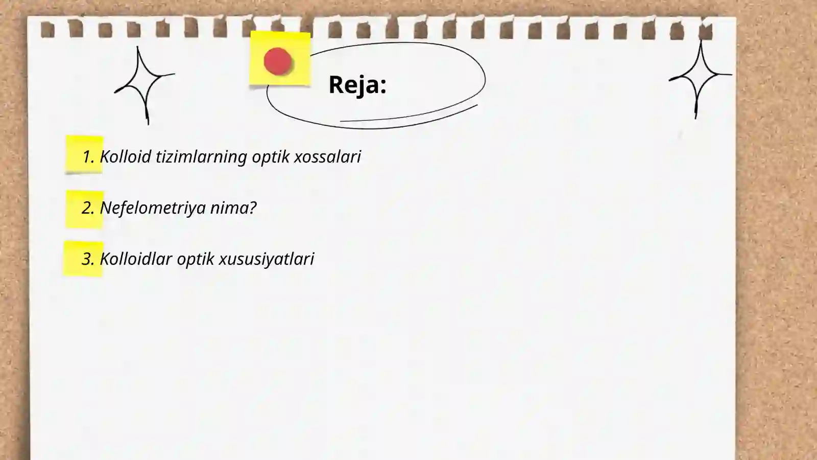 Kolloid tizimlarning optik xossalari 2