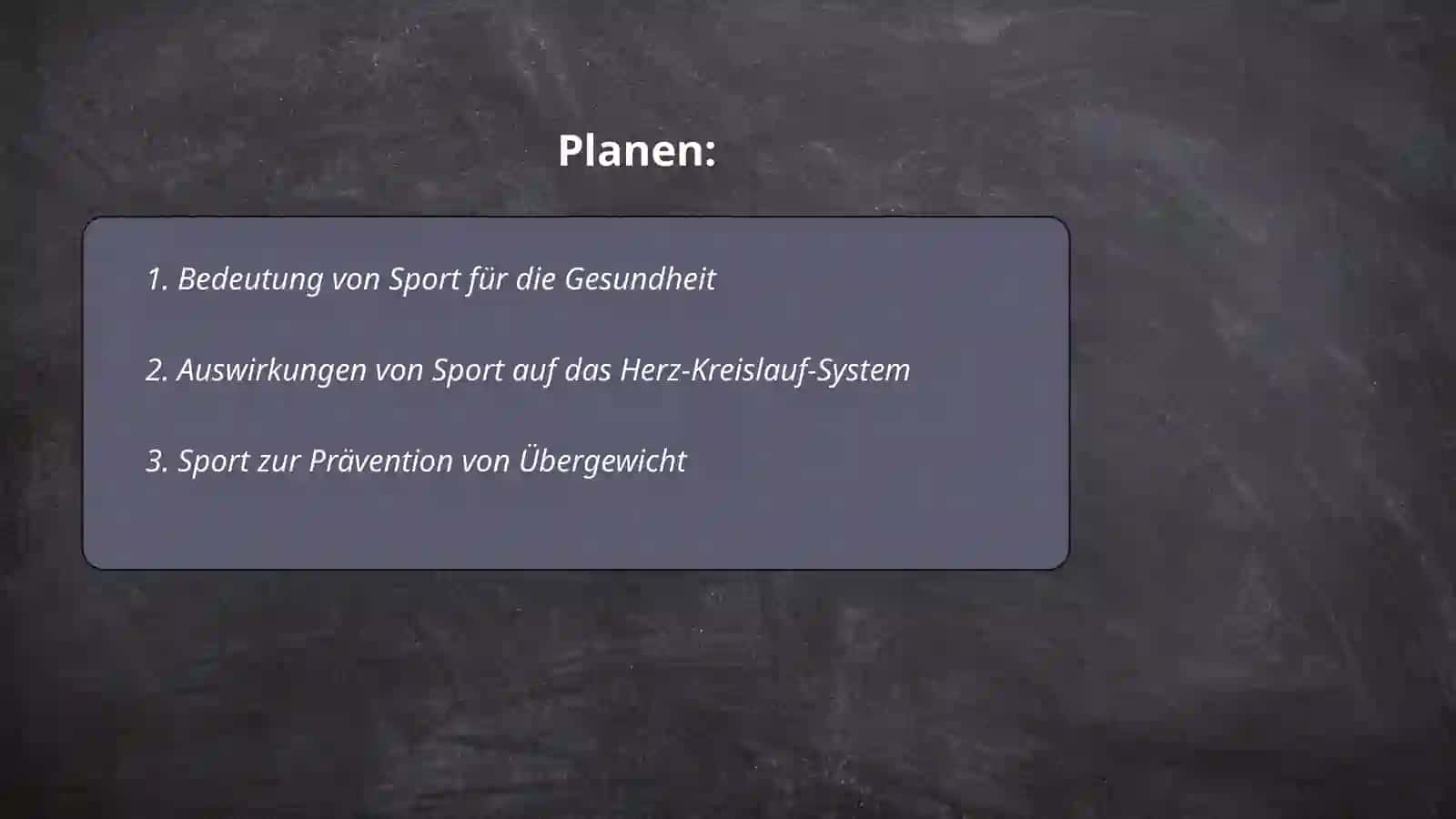 Sport ist gesund 2