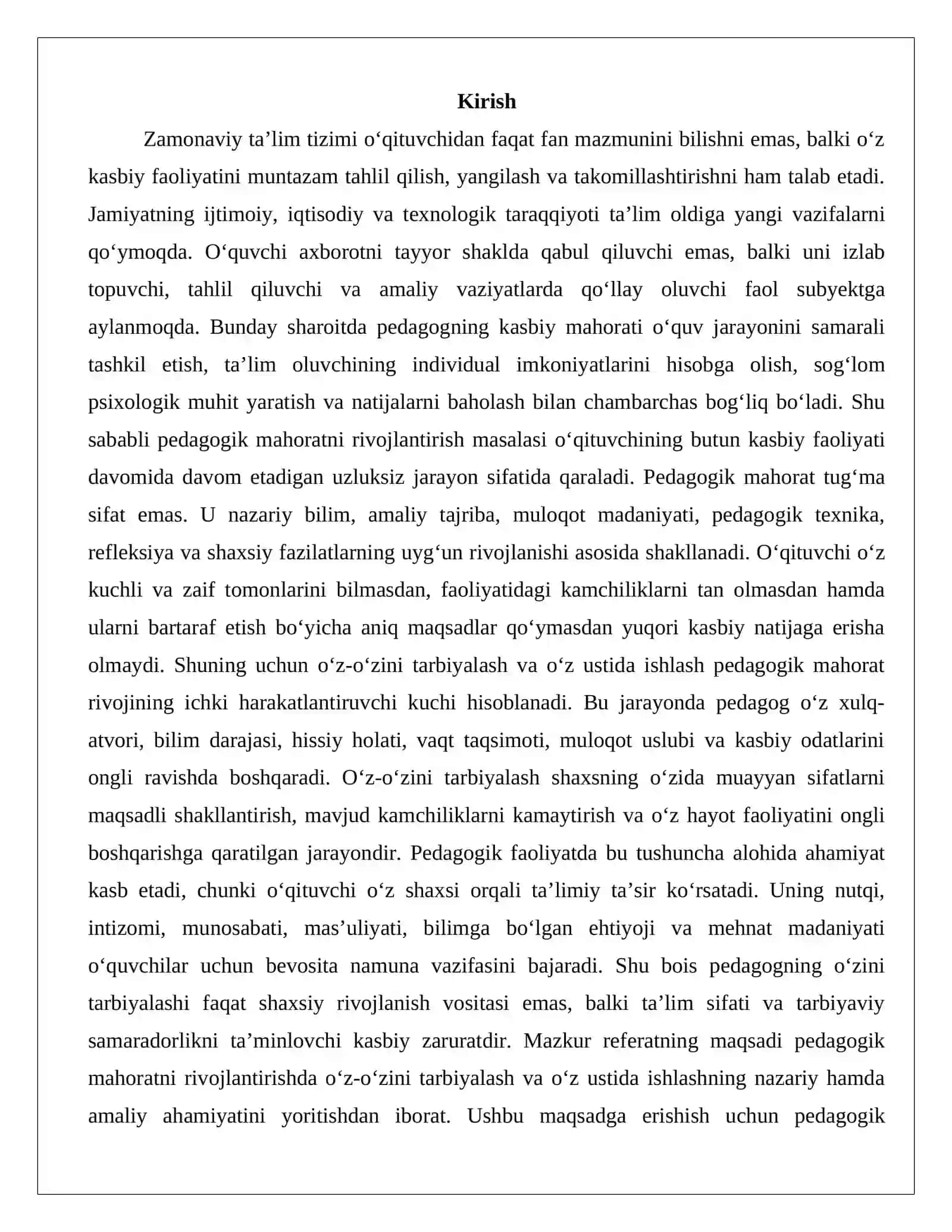 O‘qituvchining uzluksiz rivojlanish yo‘li 2