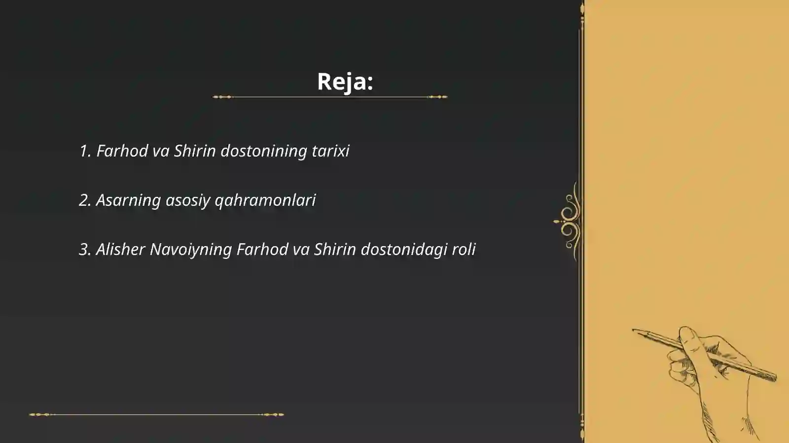 Farhod va Shirin dostoni 2