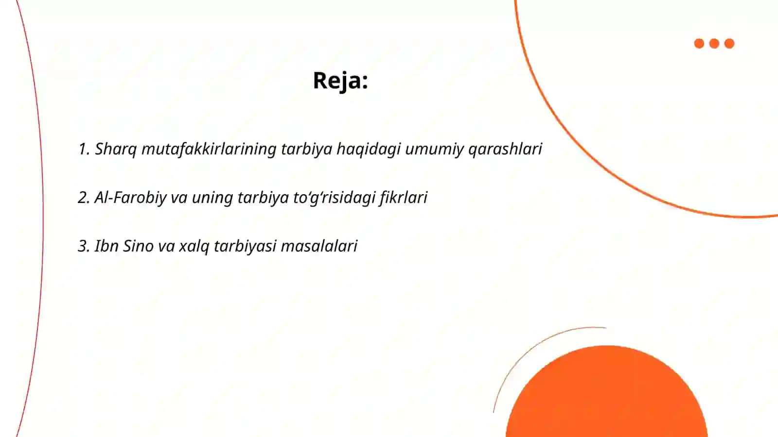 Sharq mutafakkirlarining xalq tarbiyasi haqida qarashlari 2