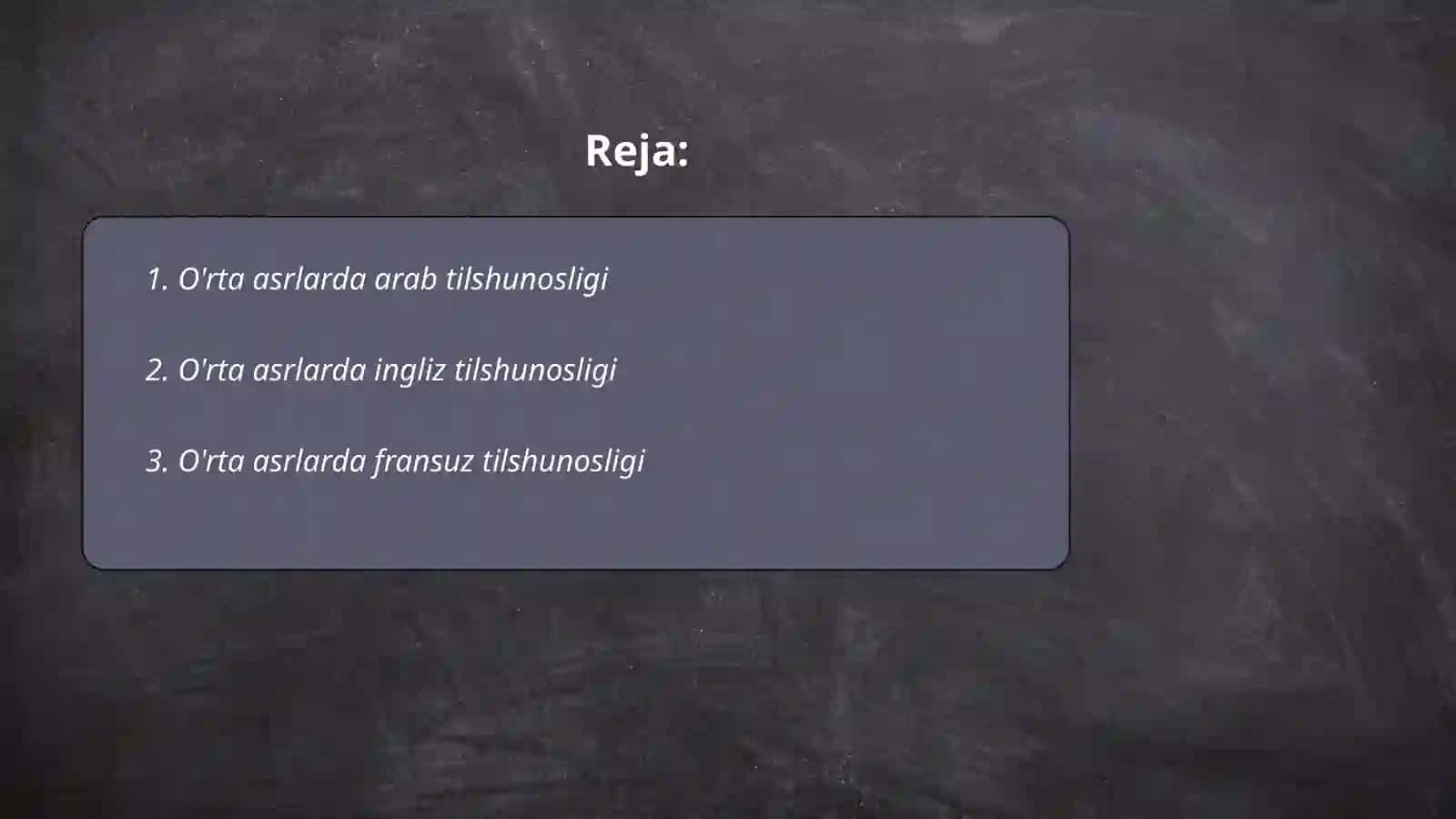 O'rta asrlarda tilshunoslik 2