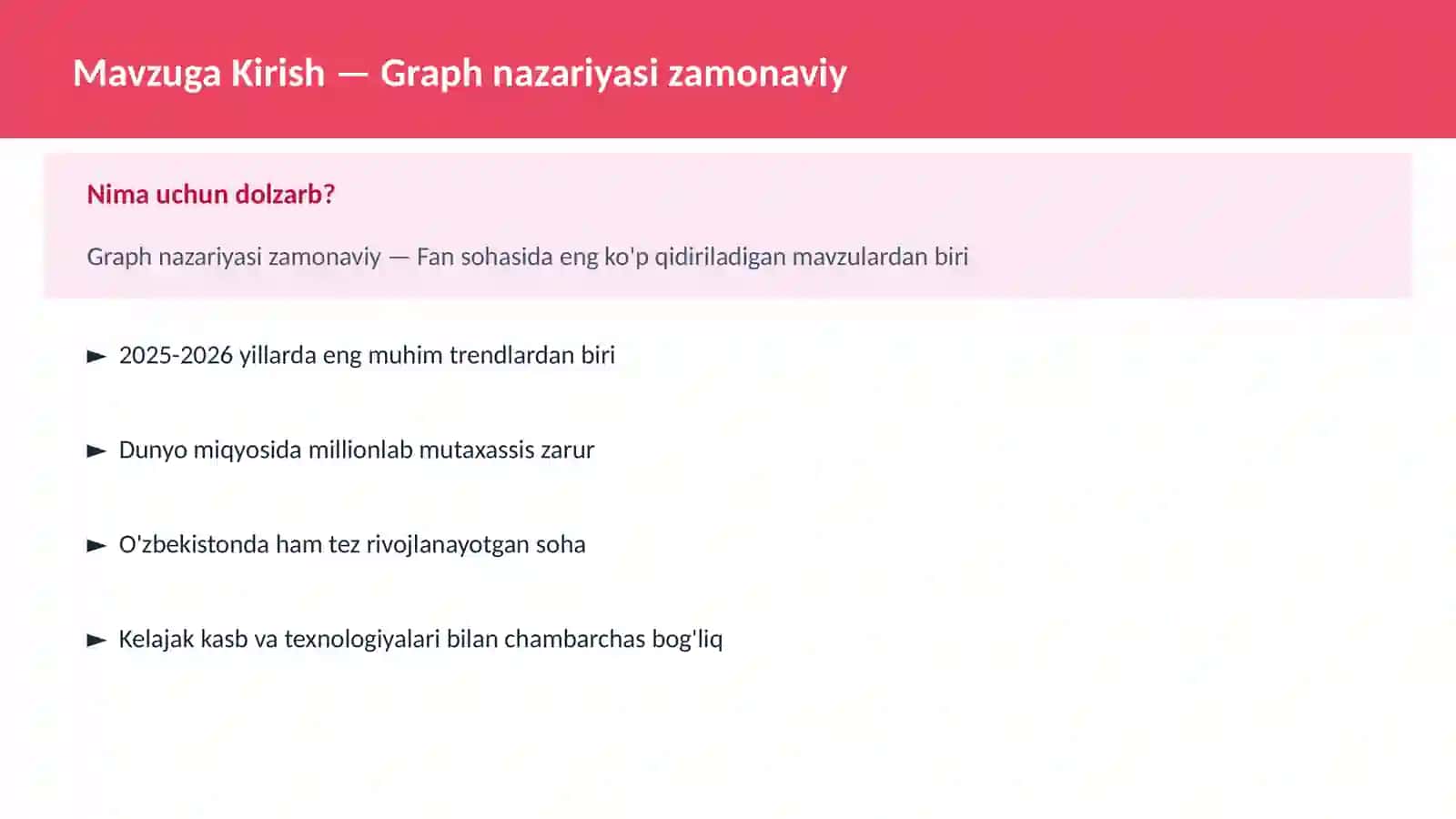 Graph nazariyasi zamonaviy 2