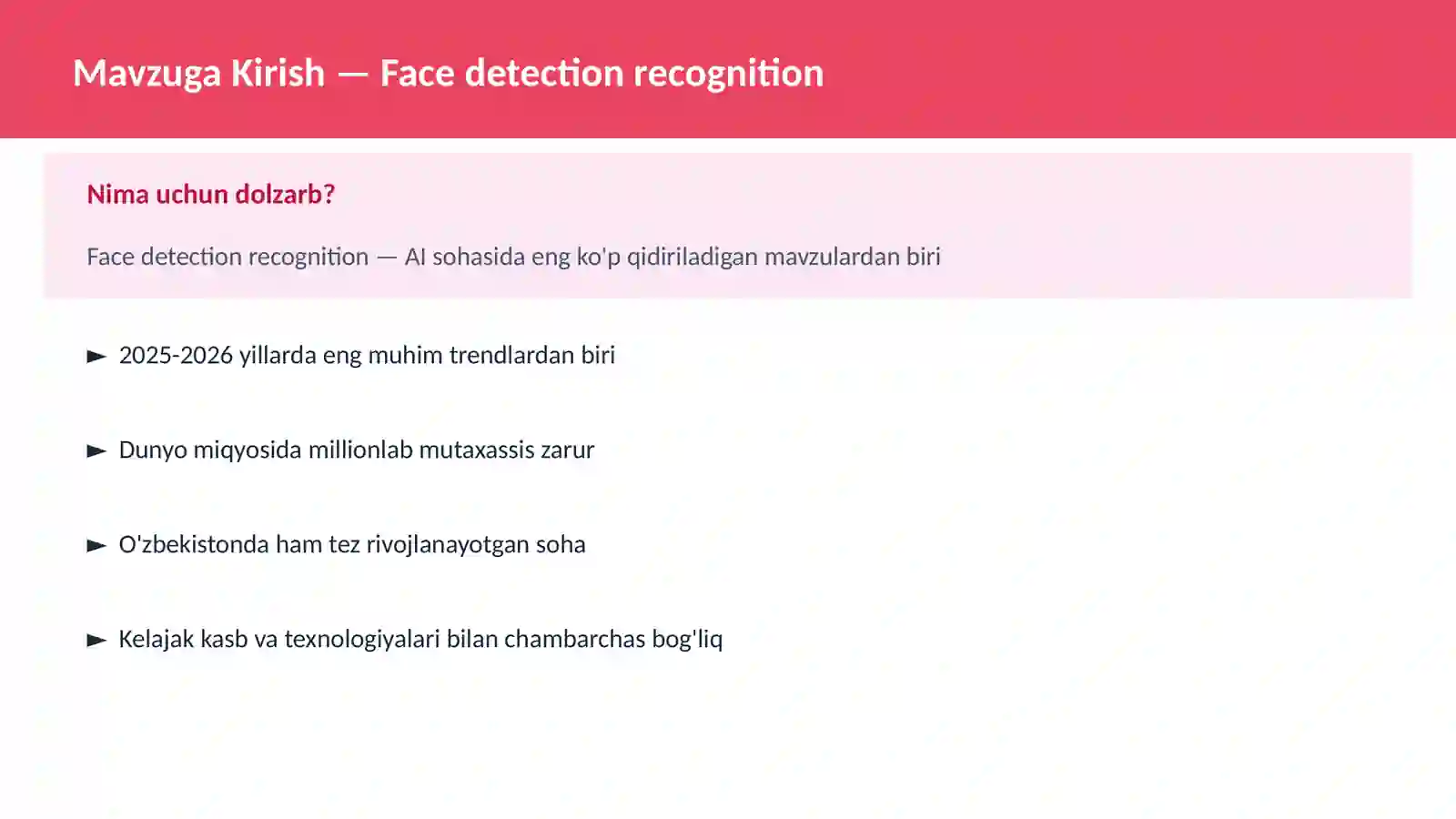 Face detection recognition 2