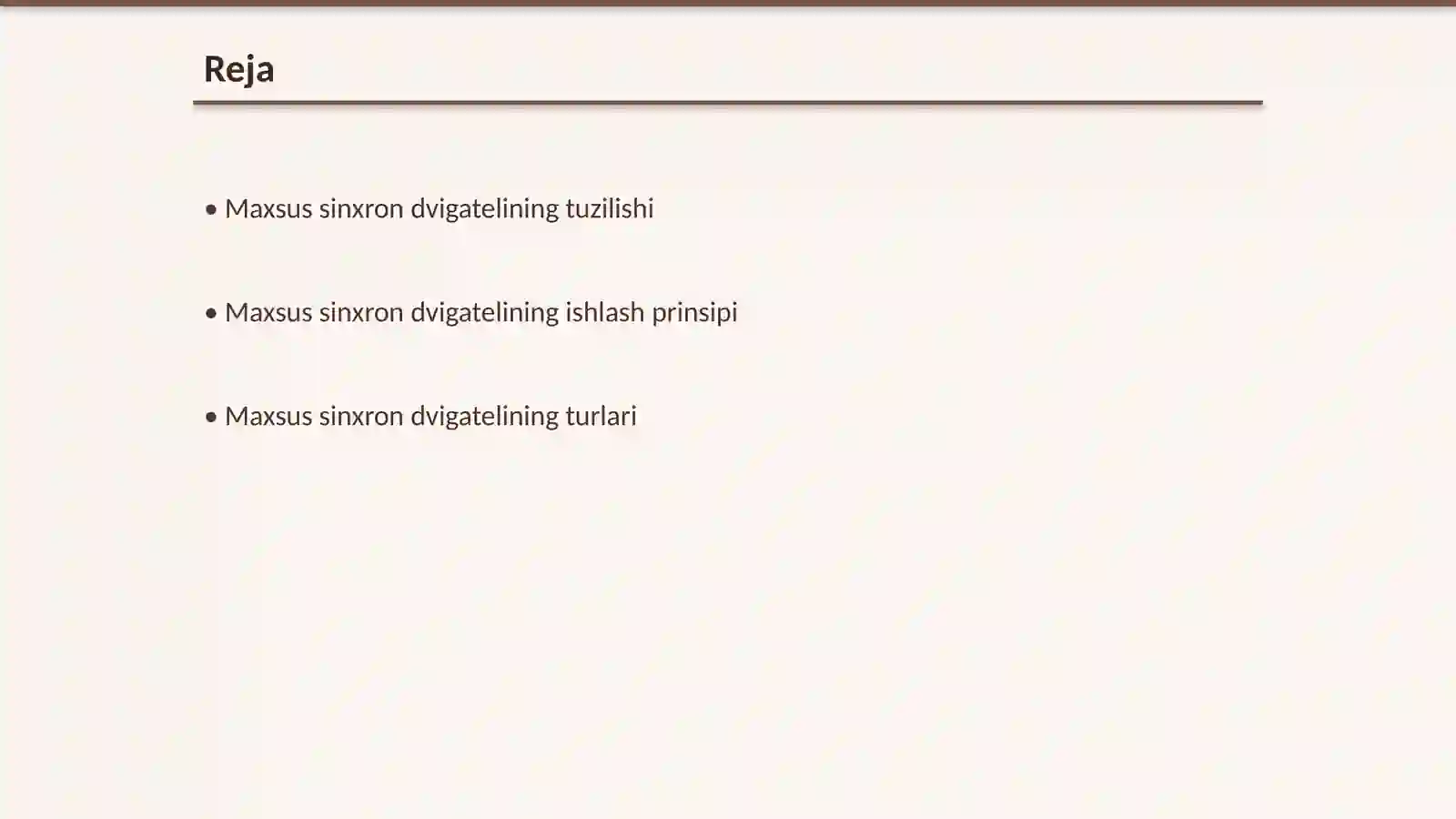 Maxsus sinxron elektr dvigatelari 2
