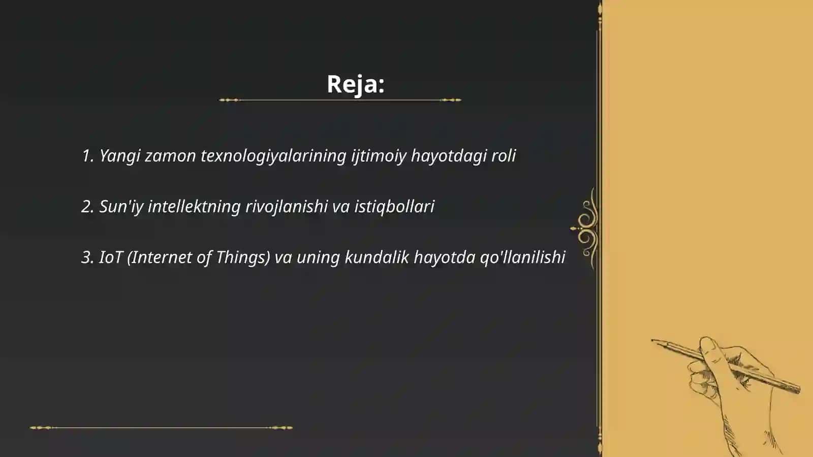 Yangi zamon yangi texnologiya yohud texnik asr 2