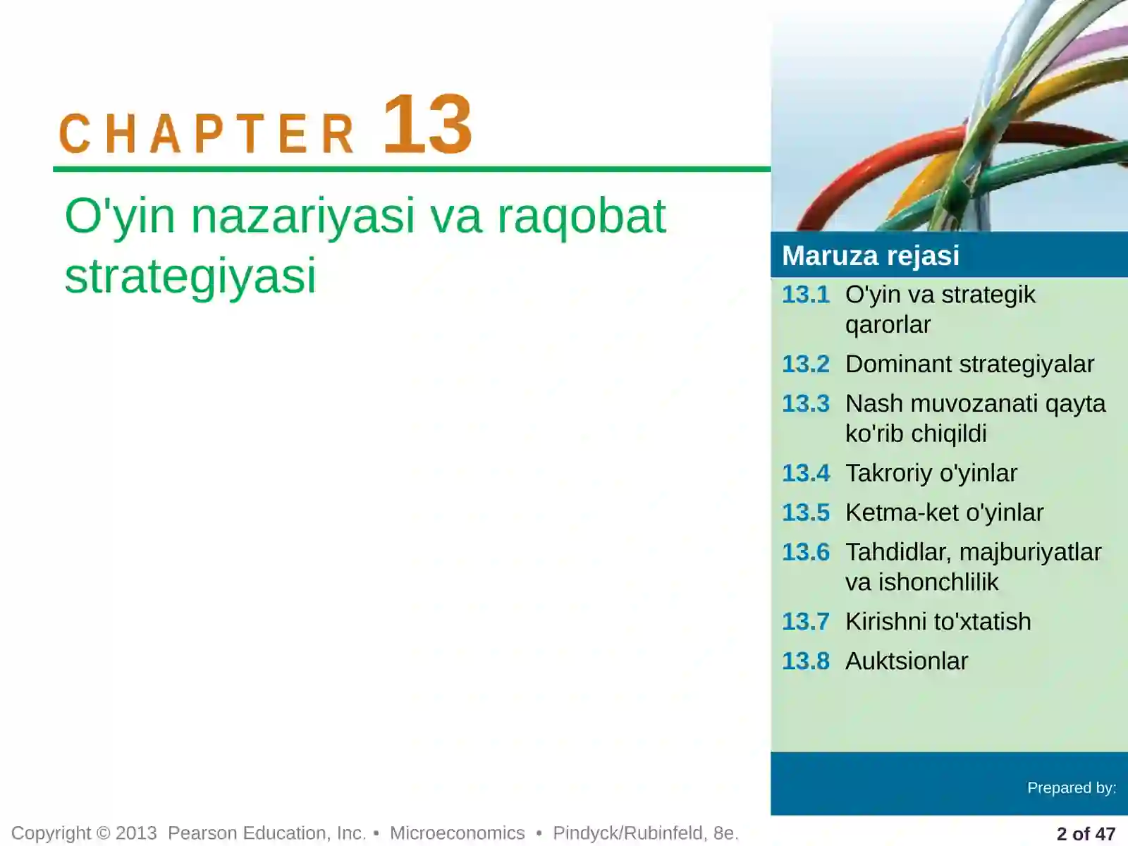 Ўйин назарияси – 1-Қисм 2