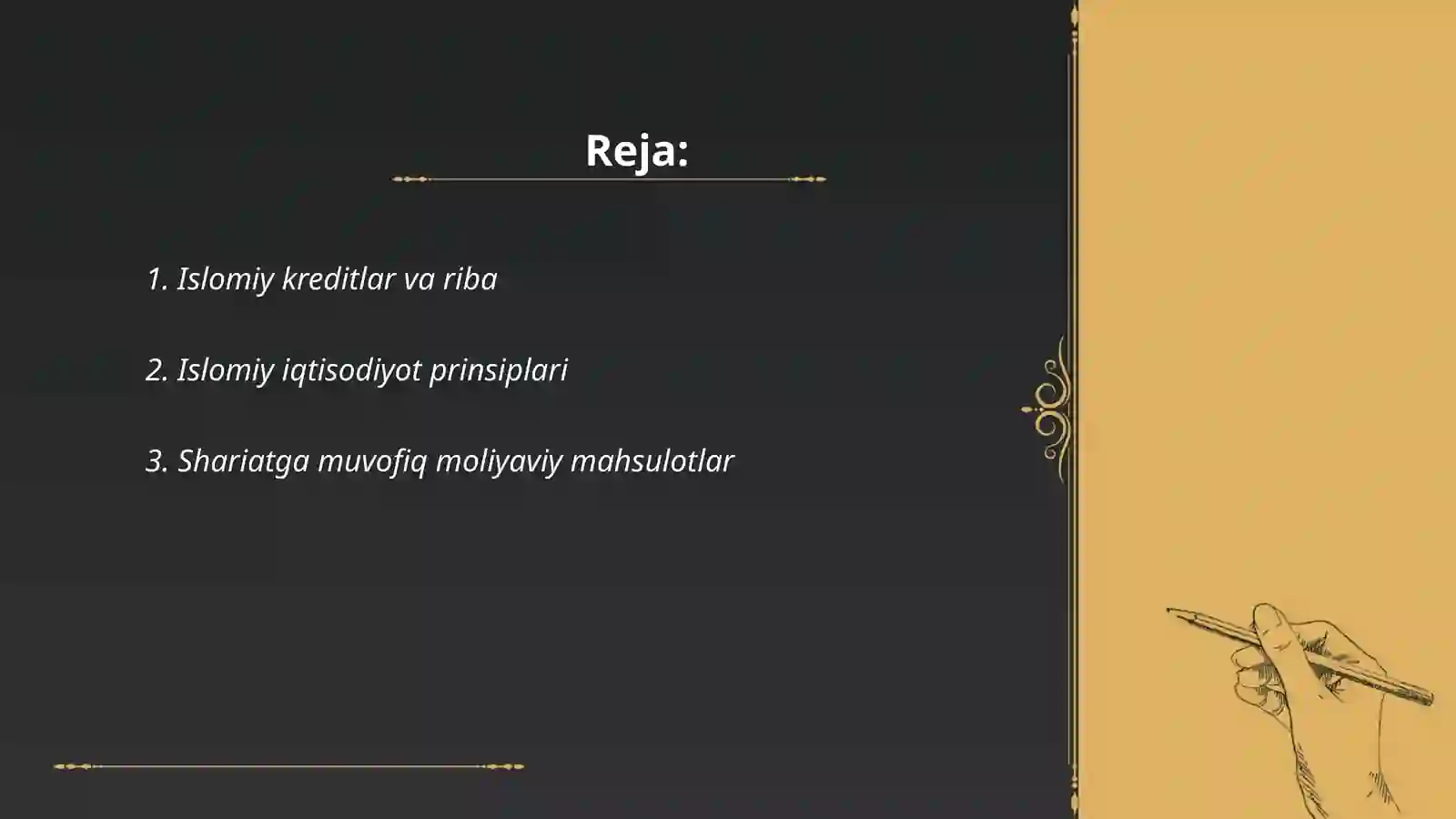 Islomiy kreditlar 2