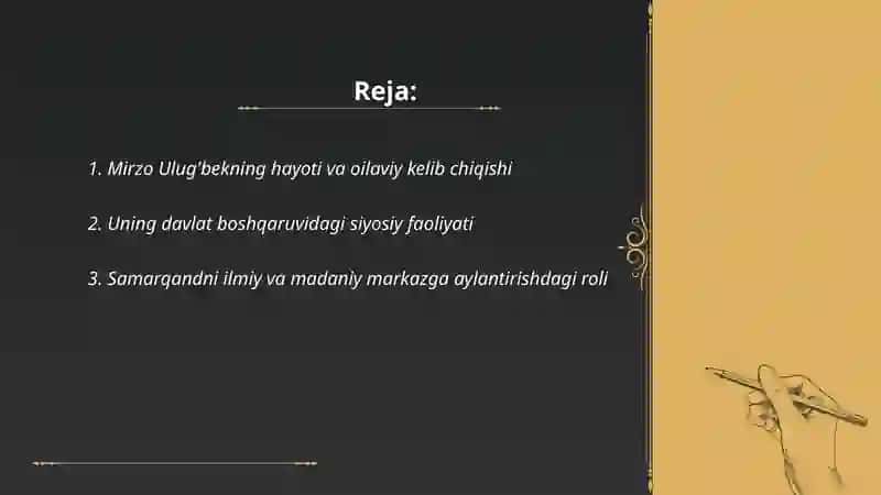 Mirzo Uluğbekning hayoti va oilaviy kelib chiqishi 2