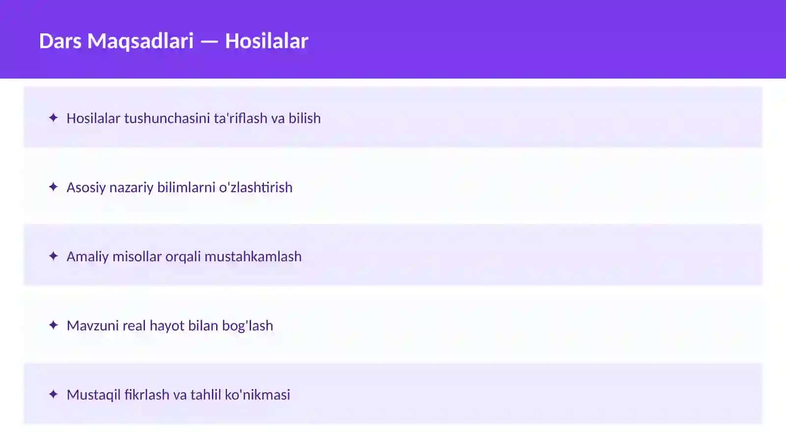 Matematika Dars Ishlanmasi 2