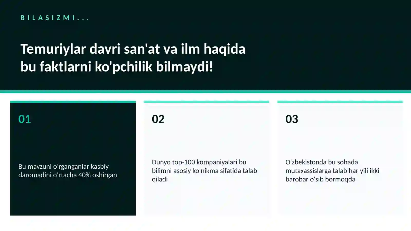 Temuriylar davri san'at va ilm 2