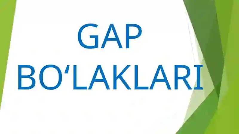 Gap Bo‘laklari 2