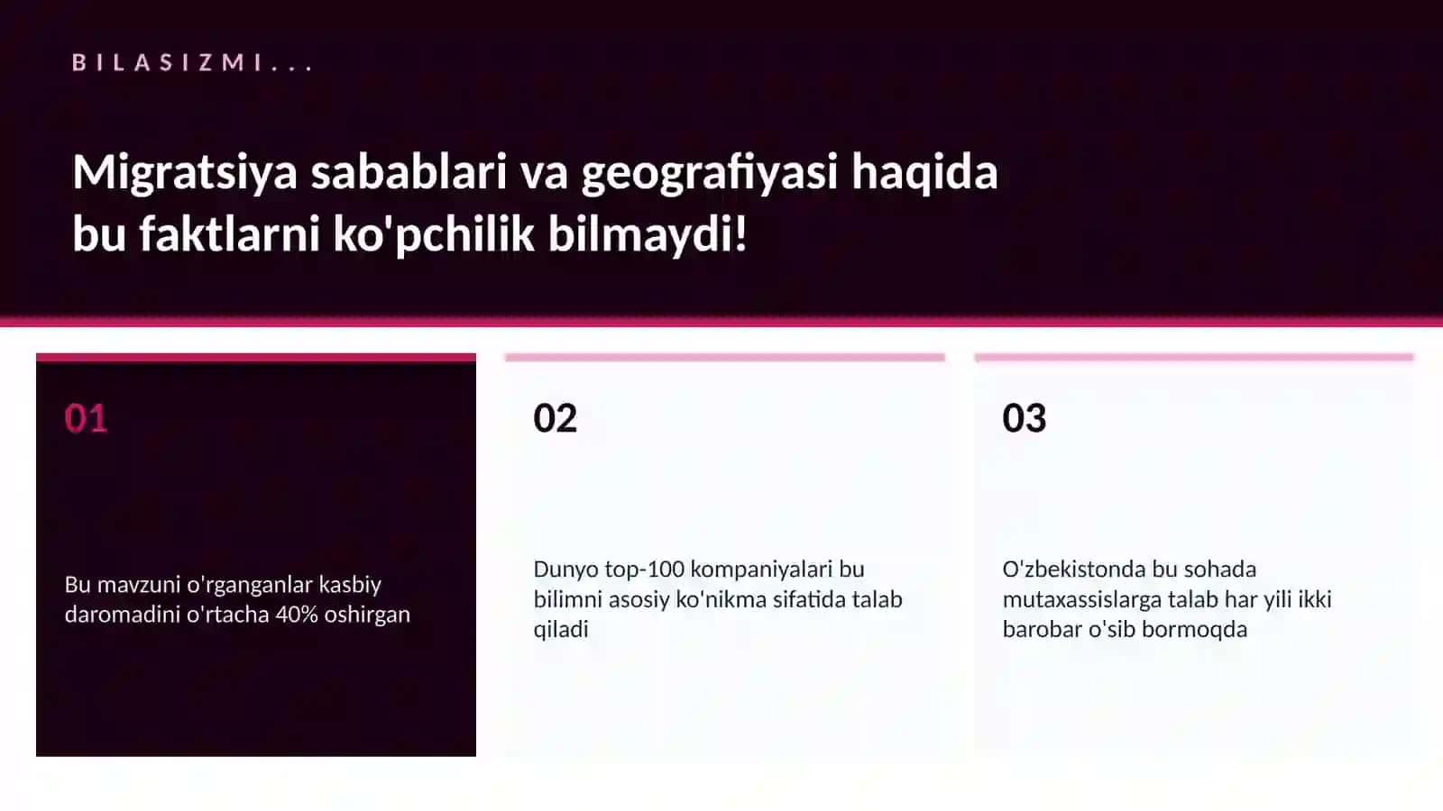 Migratsiya sabablari va geografiyasi 2