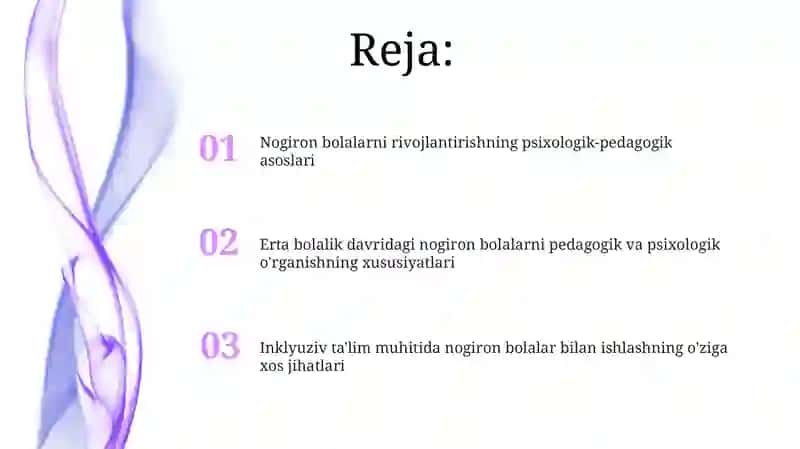 Inklyuziv ta'lim muhitida nogiron bolalar bilan ishlashning o'ziga xos jihatlari 2