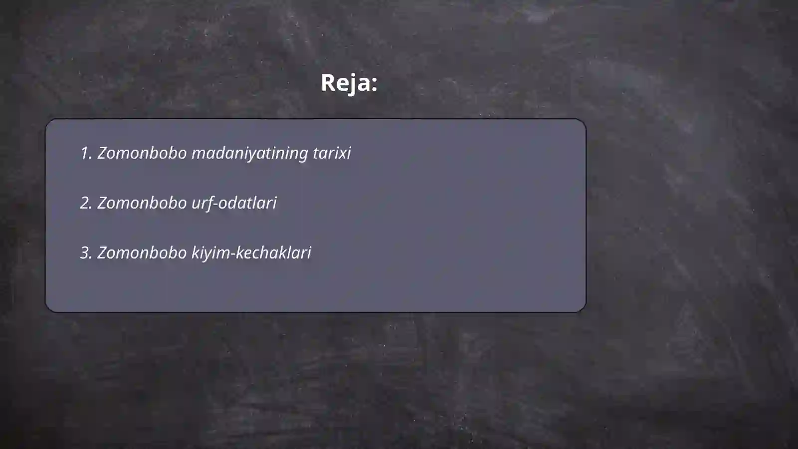 Zomonbobo madaniyati 2