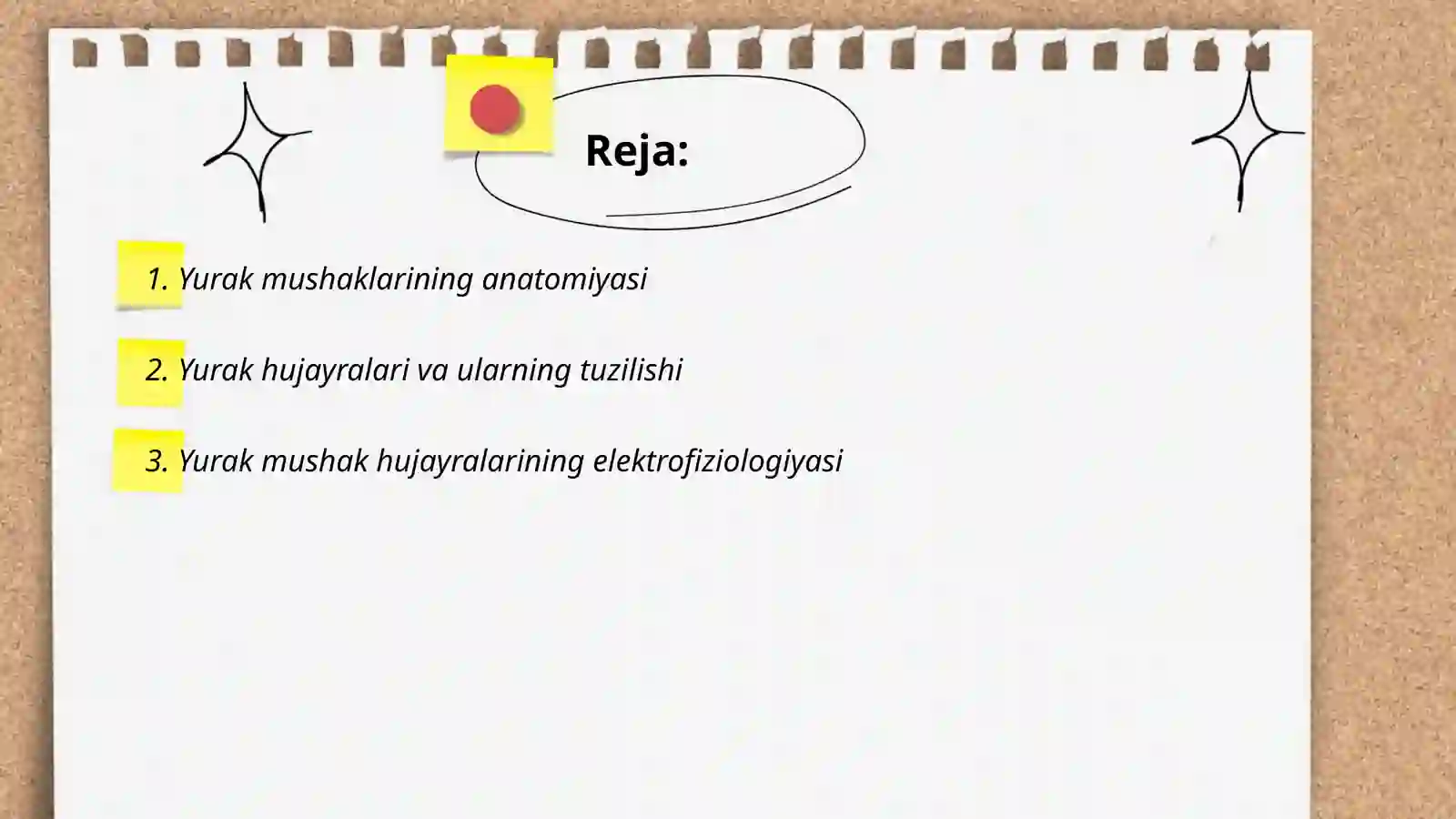 Qon aylanishi. Yurak muskullari fiziologiyasi 2