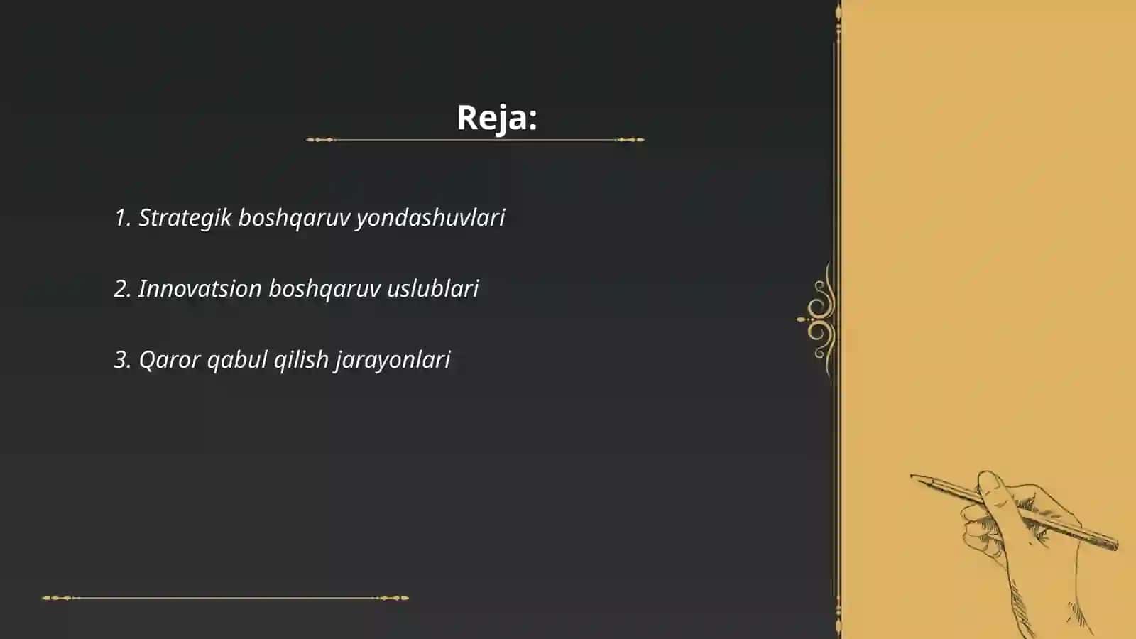 Boshqaruv samaradorligi ilmiy metodologik yondashuvlar 2