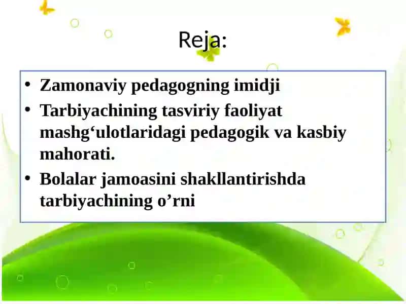 Bolalarjamoasini shakllantirish 2