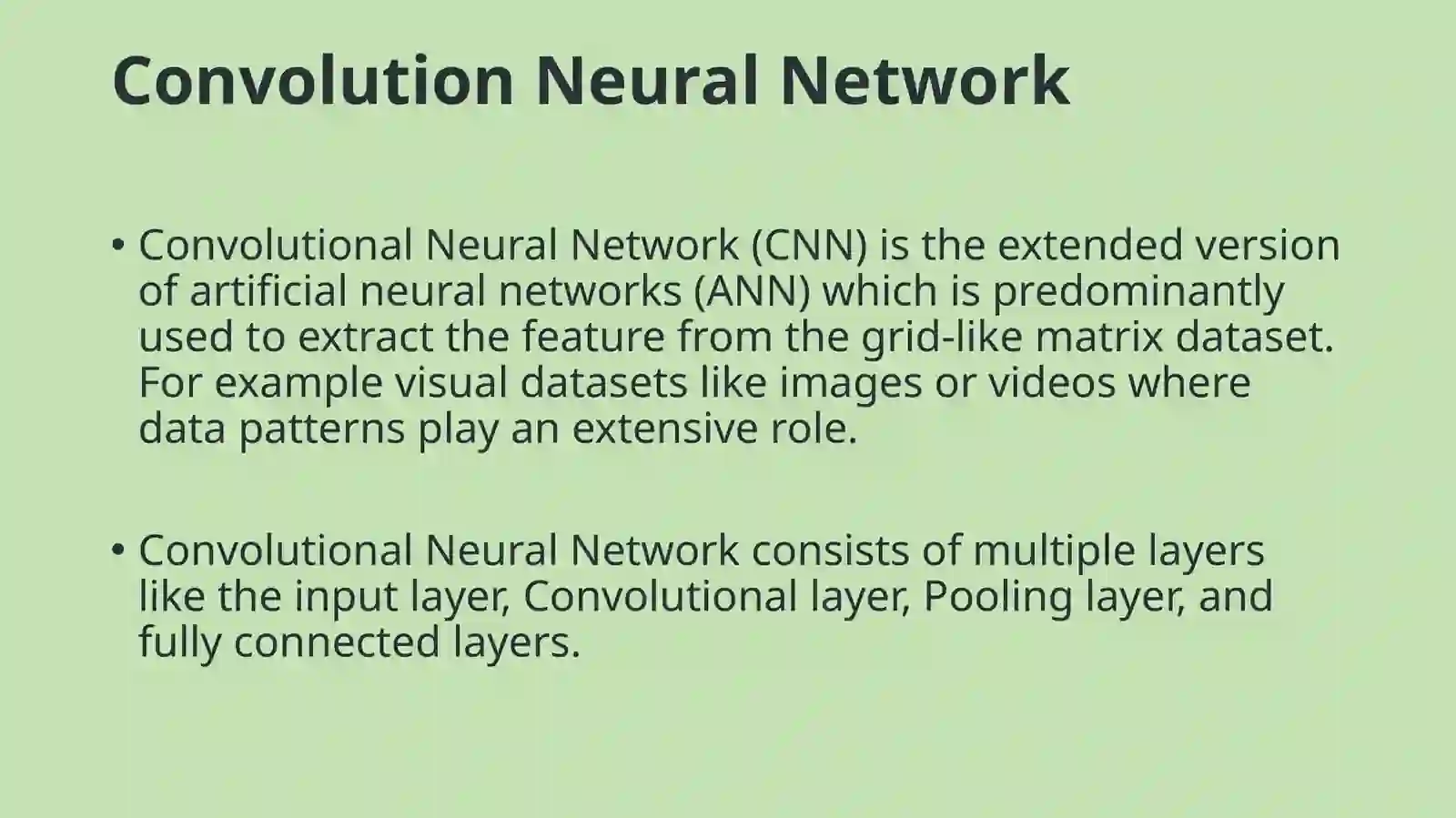 Convolution Neural Network 2