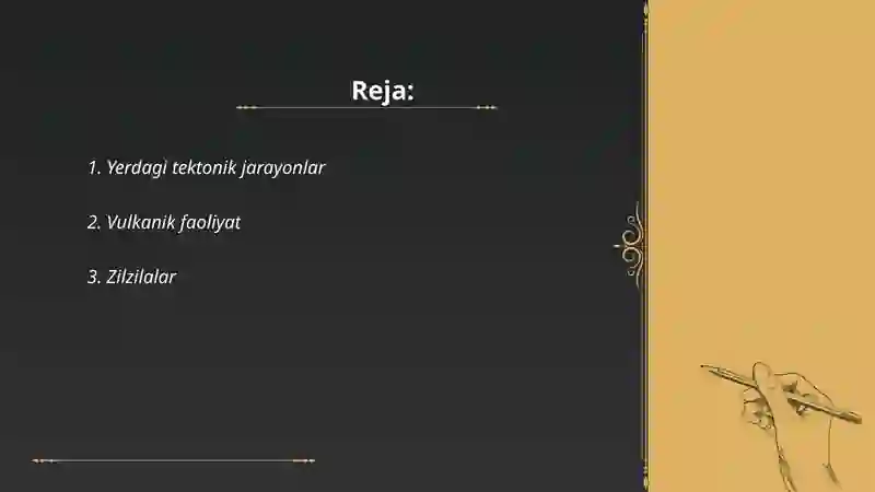 Yer poʻstida ekzogen va endogen jaroyonlar 2