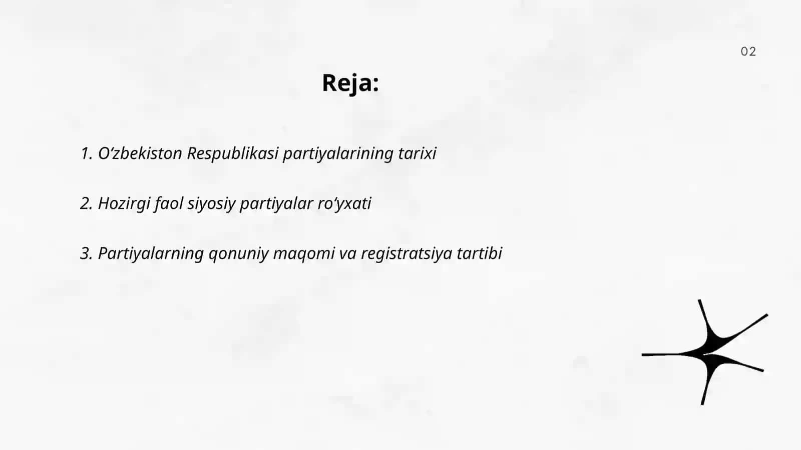 Oʻzbekiston Respublikasi Partiyalari 2