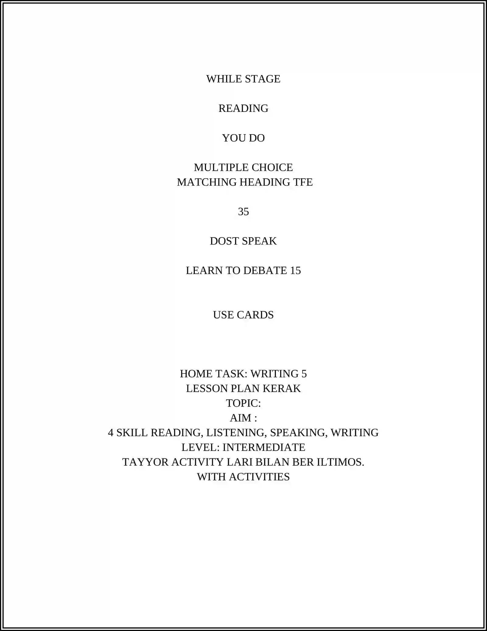 Environmental Pollution Lesson Plan 2