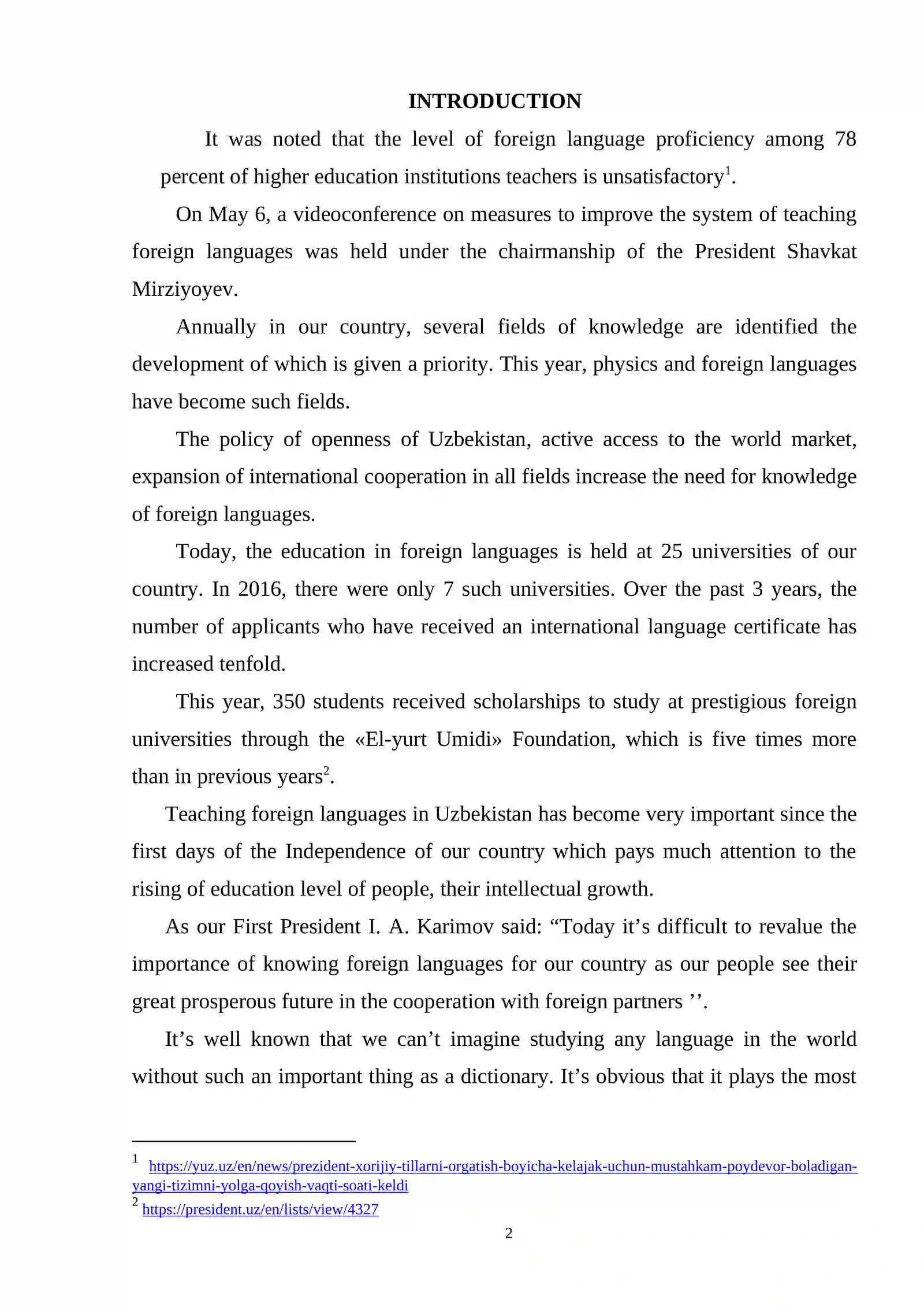 The history of lexicography 2