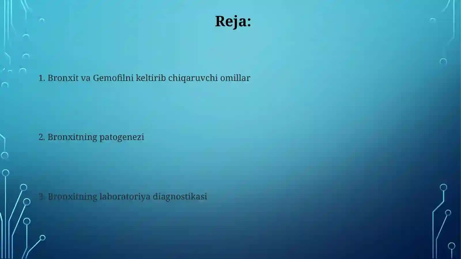 Bronhit kasalligi va Gemofil qo'zg'atuvchilari, patogenez va laboratoriya tashhisi 2
