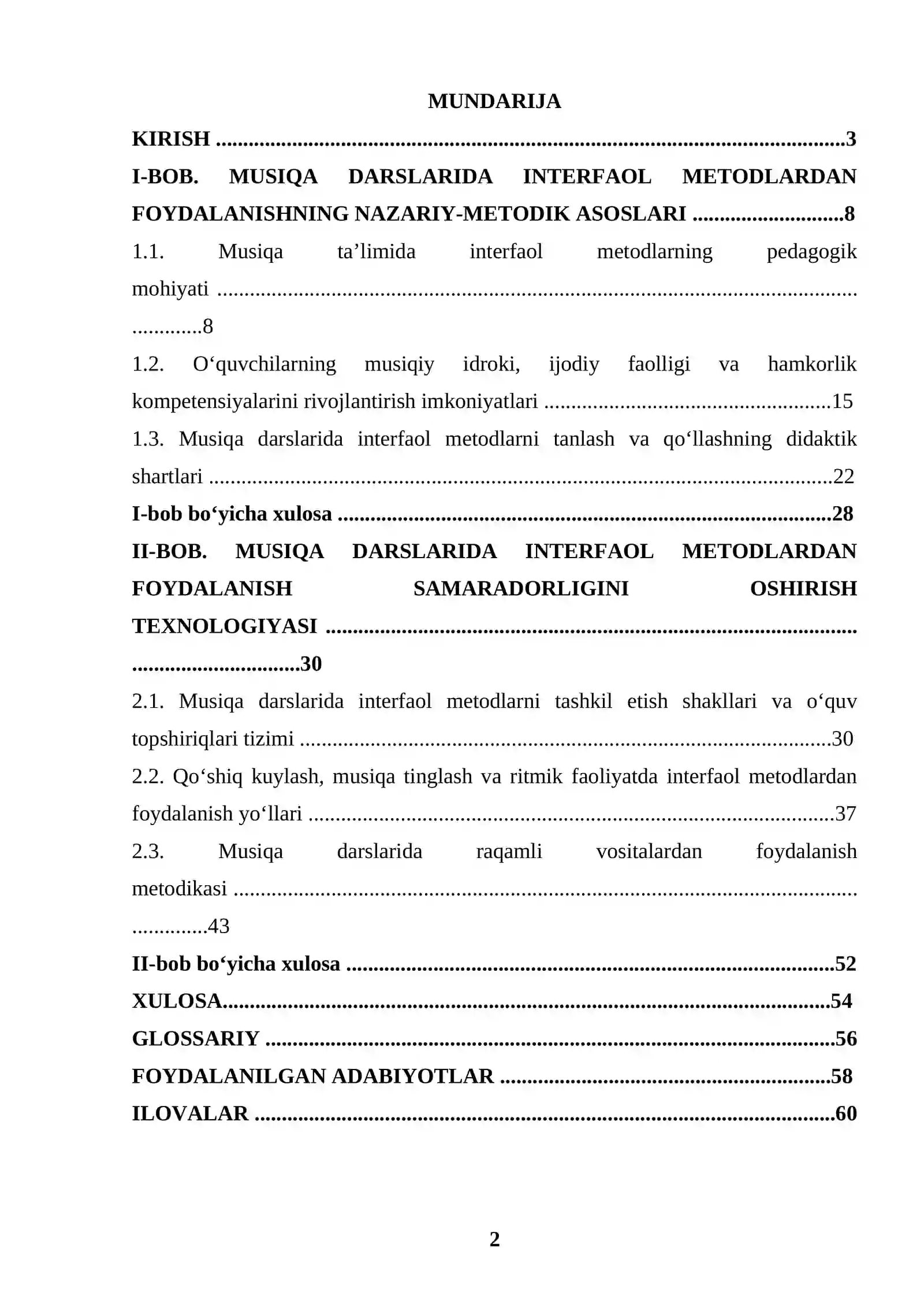 Musiqa darslarida interfaol metodlardan foydalanish samaradorligini oshirish 2