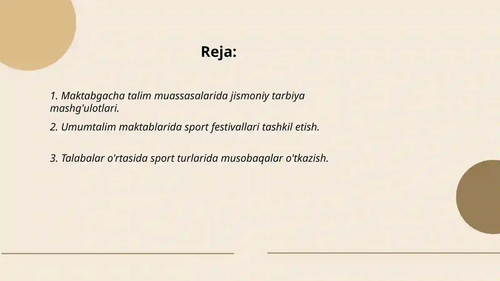Sport soğlomlashtirish tadbirlari 2