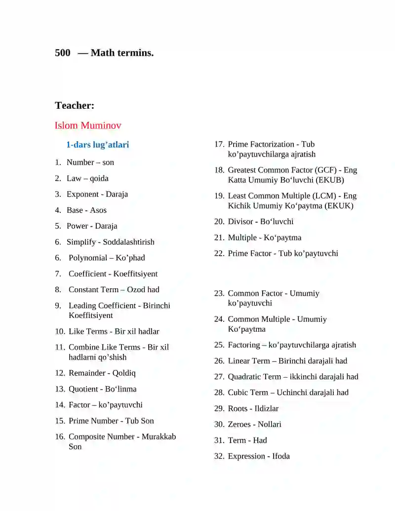 SAT Takers kursi Math Teachers 2