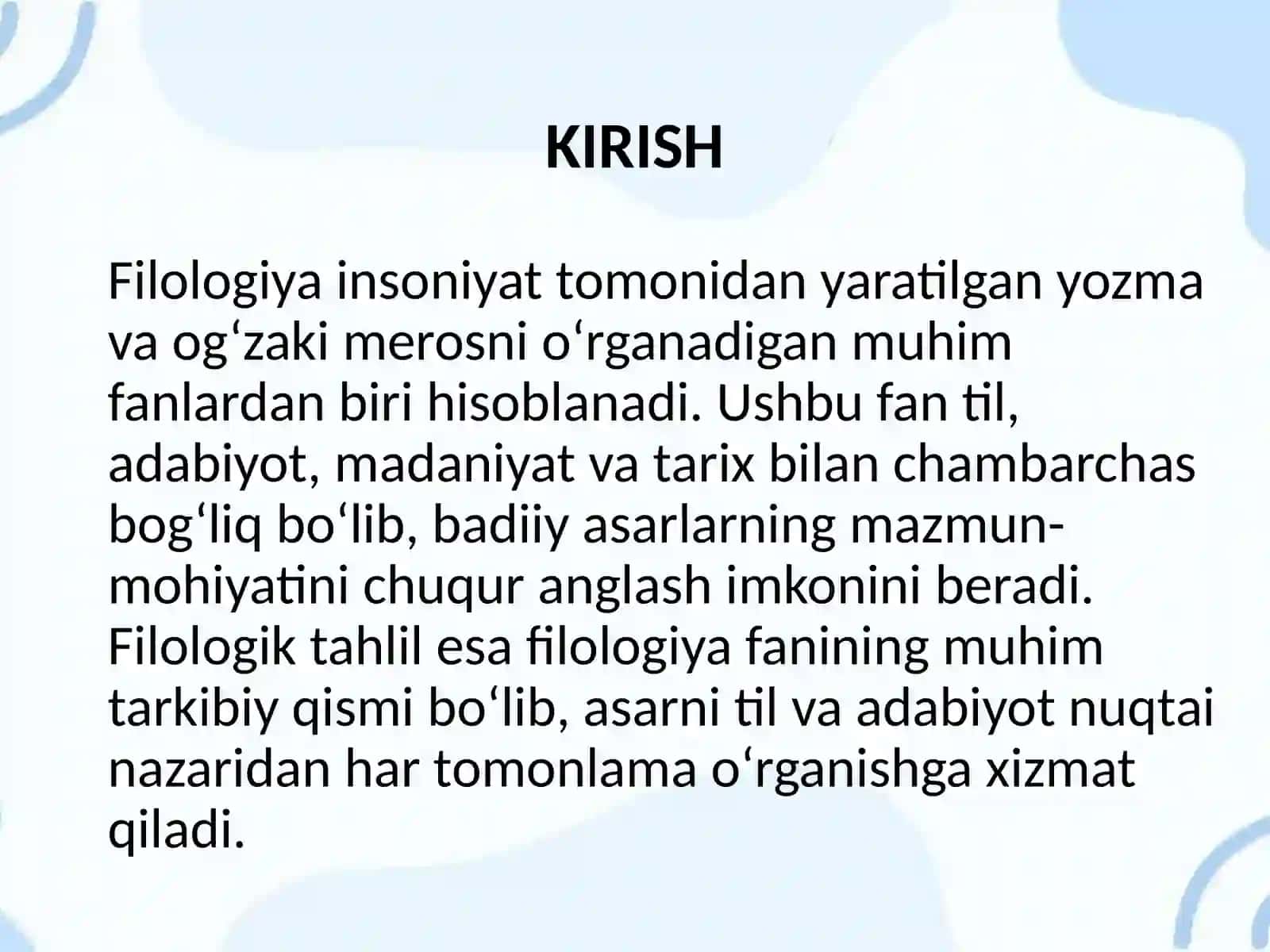 FILOLOGIK TAHLIL VA UNING O‘ZIGA XOSLIKLARI 2