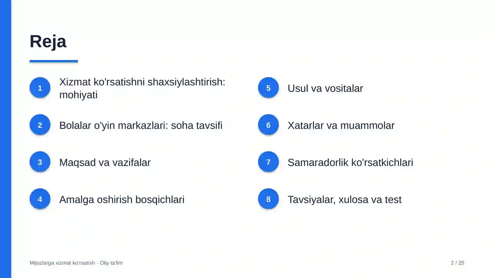 bolalar o'yin markazlarida xizmat ko'rsatishni shaxsiylashtirish 4447 2
