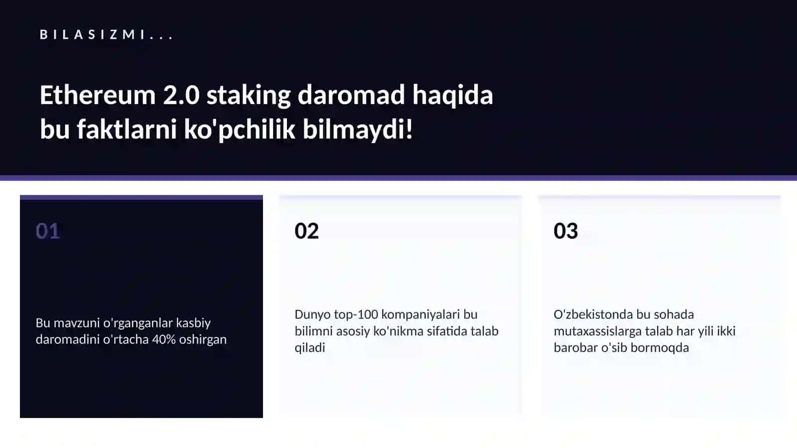 Ethereum 2.0 staking daromad 2