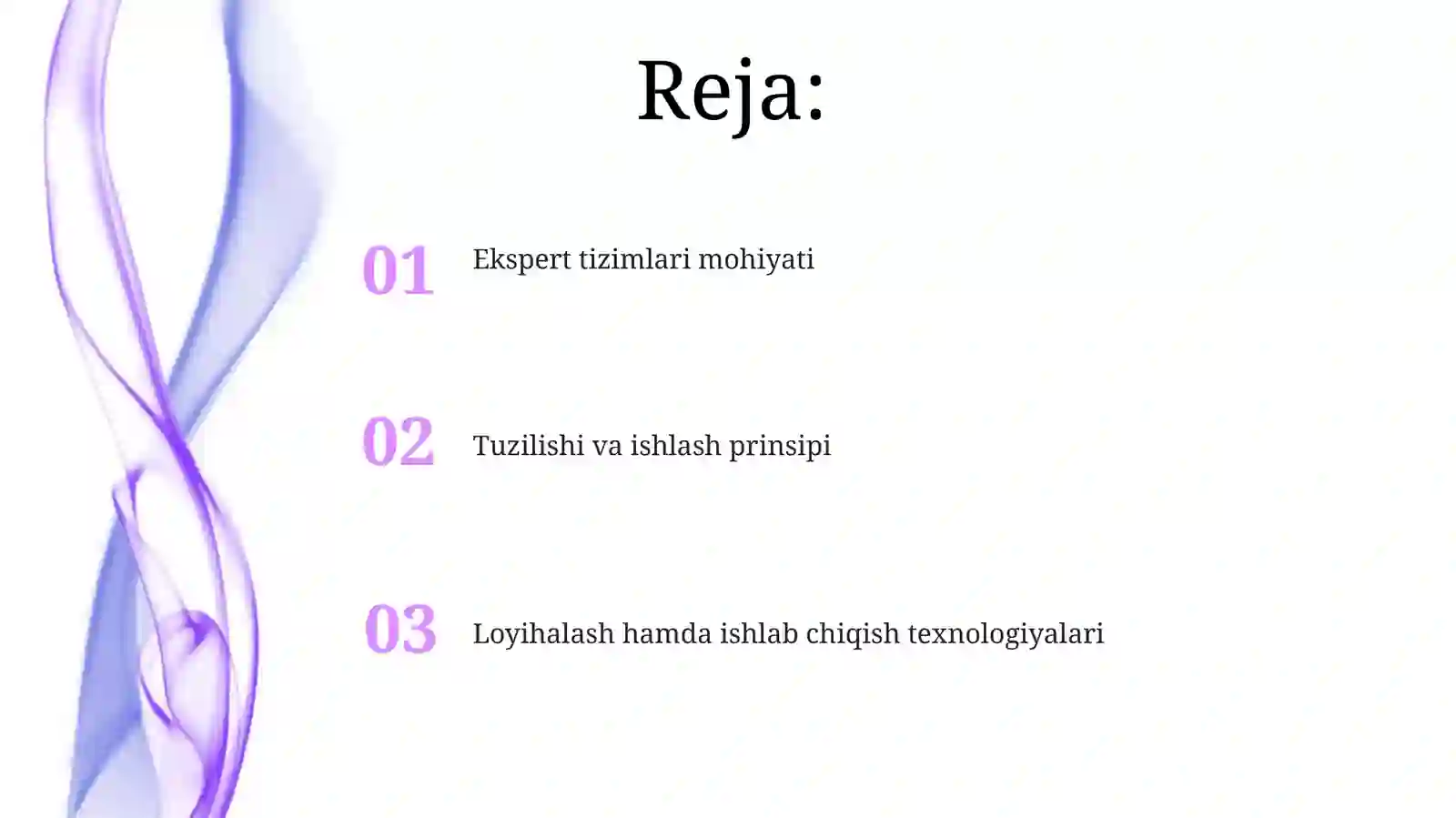 Ekspert tizimlari 2